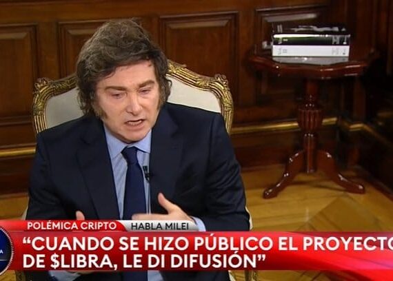 En plena recesión y caída de la industria Milei dijo que “la economía crecerá 7 por ciento”, y respecto a la estafa de $Libra, afirmó: «Yo no lo promocioné, solo lo difundí”