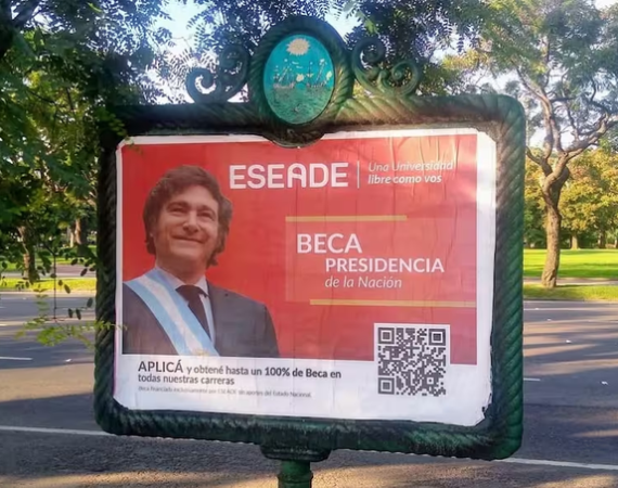 ¿Otro negocio de Milei?: acusan al Presidente de violar de la Ley de Ética Pública en la promoción de la «Beca ESEADE»