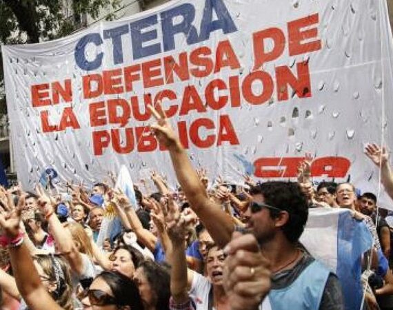 Crece la conflictividad social: CTERA anuncia jornada de lucha de 24 horas para este jueves 22 de mayo y universidades en pie de lucha
