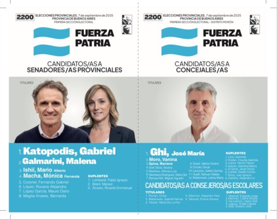 Fin de la novela: la Junta Electoral oficializó las listas de Fuerza Patria en Morón, Zárate y San Nicolás