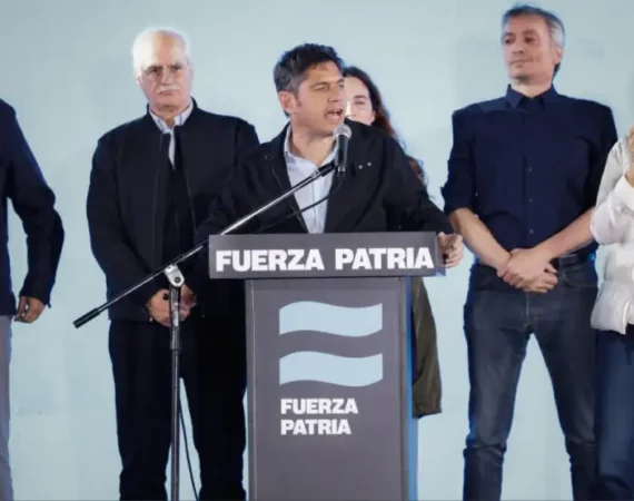 Kicillof: “El futuro no es de Milei, el futuro es del pueblo”