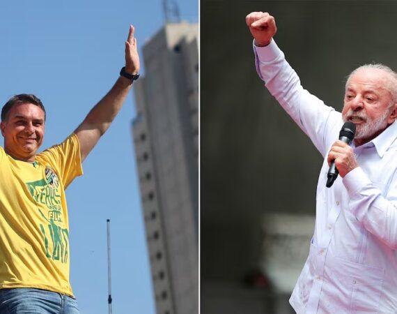Flavio Bolsonaro se impuso en primera vuelta, obtiene mayoría en el Senado y definirá el balotaje con Lula que achicó la diferencia de votos a su favor
